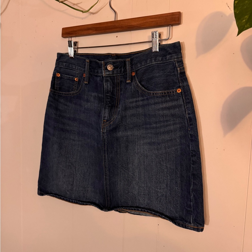 Levi's Indigo Denim Mini Skirt